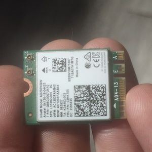 AX200NGW - Intel Wireless Wi-Fi+ Bluetooth 5.1 Dual Band Card